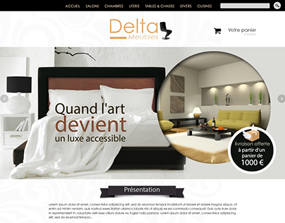 web-design Delta meuble