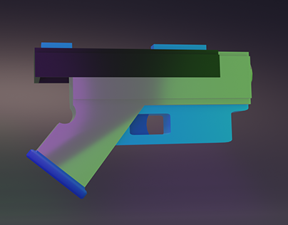 Game Ready Pistol (with backfire animation)