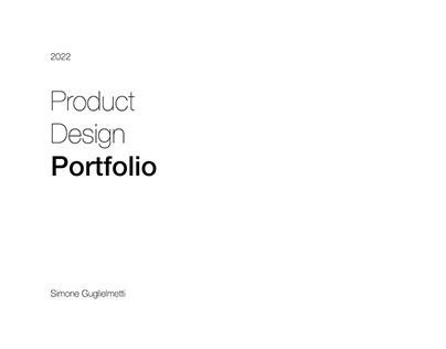 Product design portfolio 2022