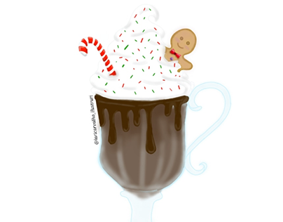 Chocolate quente de Natal