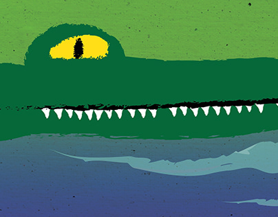 Book Cover | The Enormous Crocodile