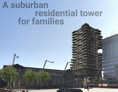 A suburban residential tower for families