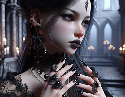 gothic girl cover