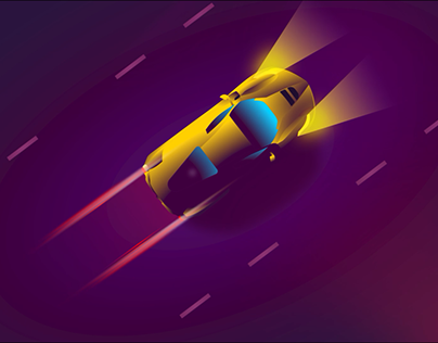 Animação carro estilo futurístico_Motion Designer