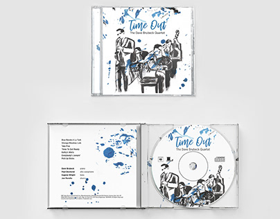 Jazz Band Album Cover Design / Dave Brubeck Quartet
