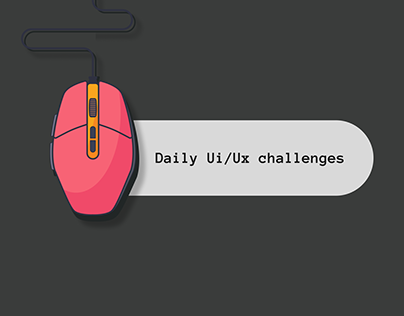 Daily UI/UX challenges
