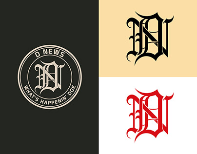 DN Monogram logo design