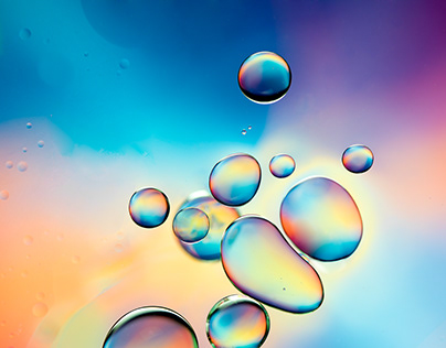 colorful bubbles for adobe stock
