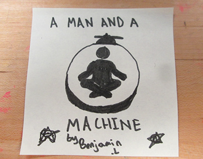 a man and a machine