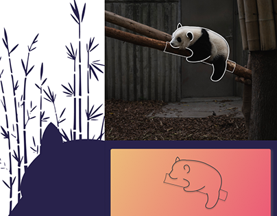 Panda Concept Logo - Pandamonium
