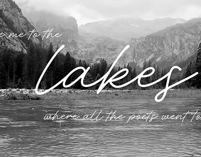 "the lakes" Kinetic Typography