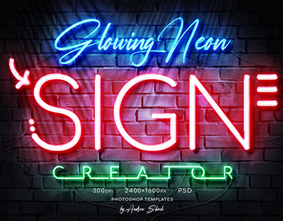 Glowing Neon Sign