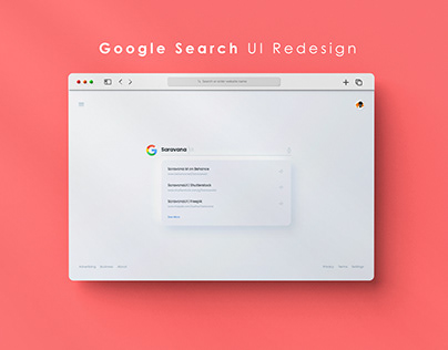 Google UI Search Design | UI Design