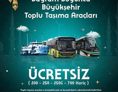 Kocaeli Büyükşehir Belediyesi Ücretsiz ulaşım postu