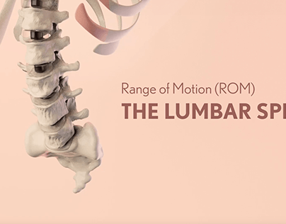 Medical animation: RoM of the Lumbar Spine