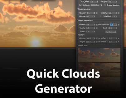 Quick Clouds Generator for 3dsMax