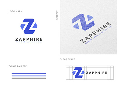 ZAPPHIRE Health Care Logo Design