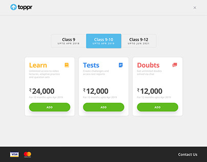 The UI / UX Behind Toppr’s New Pricing Page