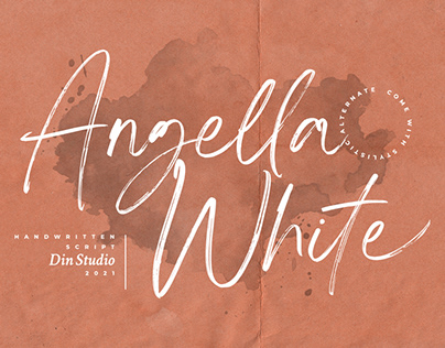 Angella White - Handwritten Script Font