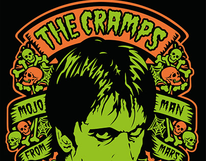 THE CRAMPS POSTERS AND T -SHIRTS