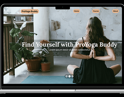 Project thumbnail - ProYoga Buddy Website (Slider effect)
