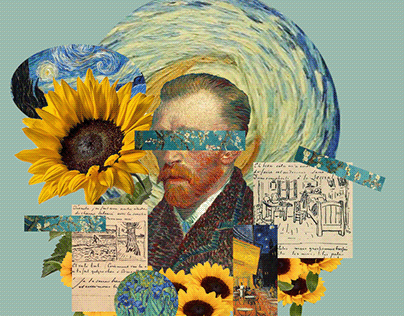 Colagem Digital | Vincent Van Gogh