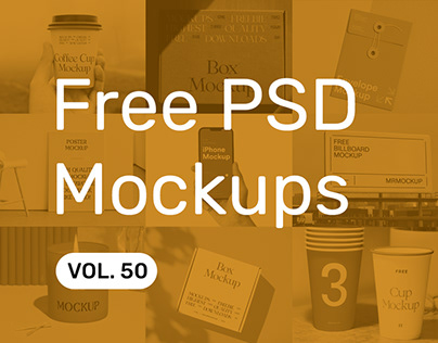 Free PSD Mockups vol. 50