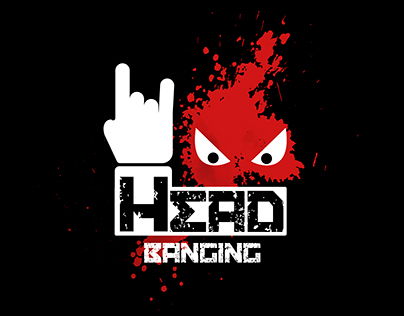 Logo Head Banging banda de rock