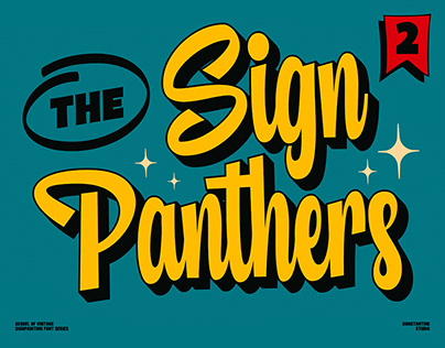 Sign Panthers 2 - Sign Painting Fonts