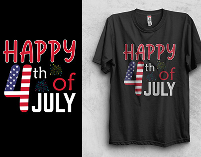 4th July, USA Independence Day t-shirt Design