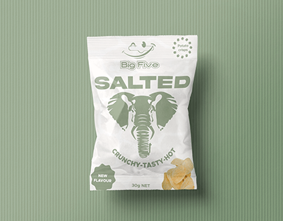 salted crisps packaging campaign