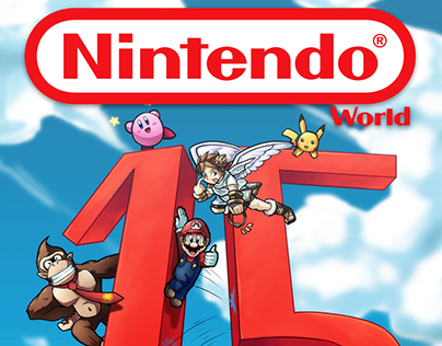 Editorial Illustration works for Nintendo World