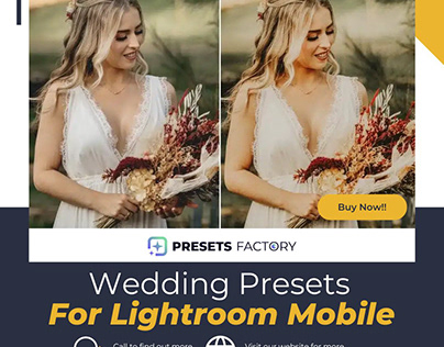 Wedding Presets for Lightroom Mobile - Presetsfactory