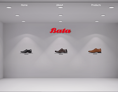 Bata Shoes | Redesigned Landing Page | Virtual Showroom