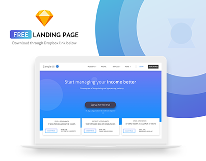 Freebie Product Landing Page