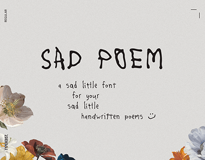 Handwritten Font for Sad Poems
