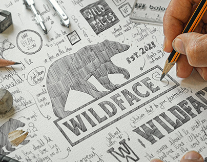 Bear Logo Design & Brand Identity - WildFaces