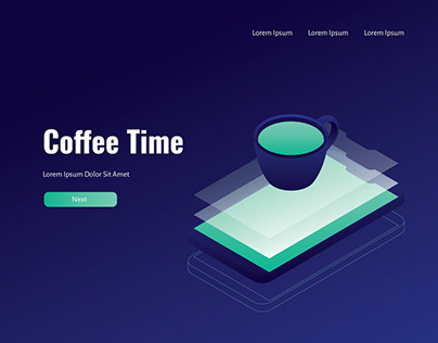 Coffee Mug Interface Free Vector - Download