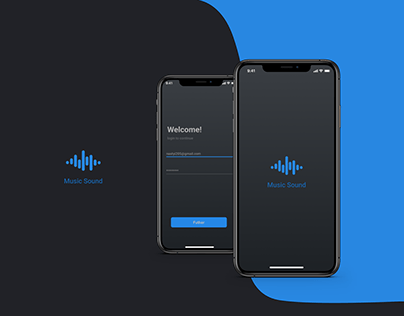 Music Sound-Music app design (UI/UX)