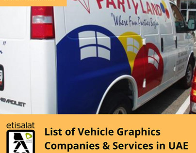 List of Vehicle Graphics Companies & Services in UAE