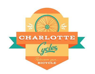 Retro, Colorful Cycling Logo