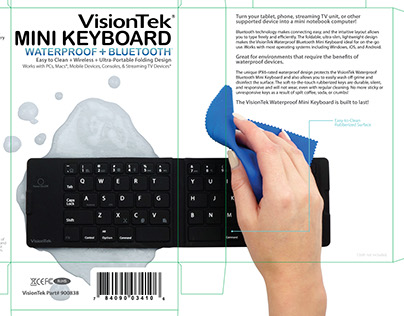 Packaging Design: VisionTek Folding Keyboard
