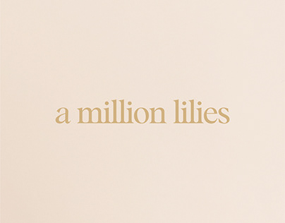 A Million Lilies ad creatives