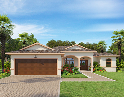 Project 006: Exterior renderings (West Palm Beach, FL)