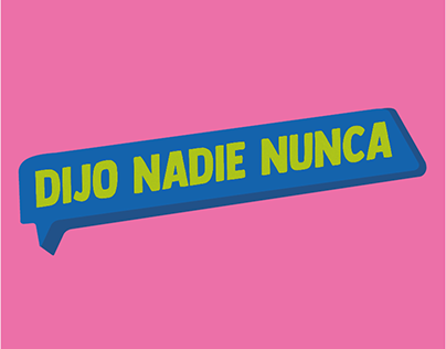 Project thumbnail - DIJO NADIE NUNCA - NICOTINELL