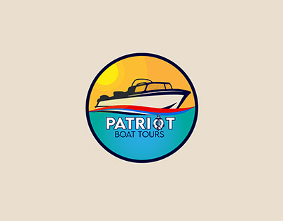 Logo design - Patriot boat tours