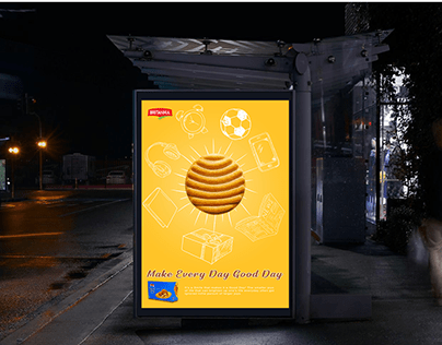Good day Biscuit Poster AD