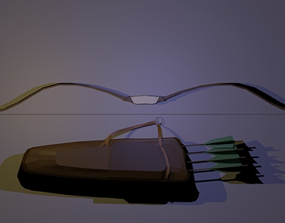 Bow and Quiver WIP 3D
