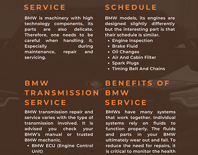 High-Quality Maintenance Is The Hallmark of BMW Service