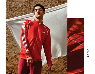 Lookbook inspired by Adidas Originals Hu Holi adicolor
